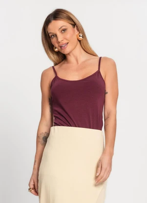 Rovitex - Regata Cotton Básica Feminina Vermelho - ROVITEX