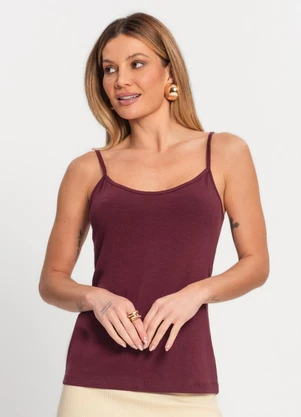 Rovitex - Regata Cotton Básica Feminina Vermelho - ROVITEX