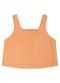 Endless - Regata Cropped Feminino em Linho Laranja - variação: Laranja