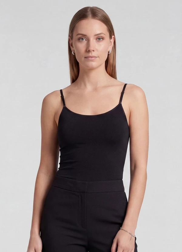 Rovitex - Regata Feminina em Poliamida All Free Preto