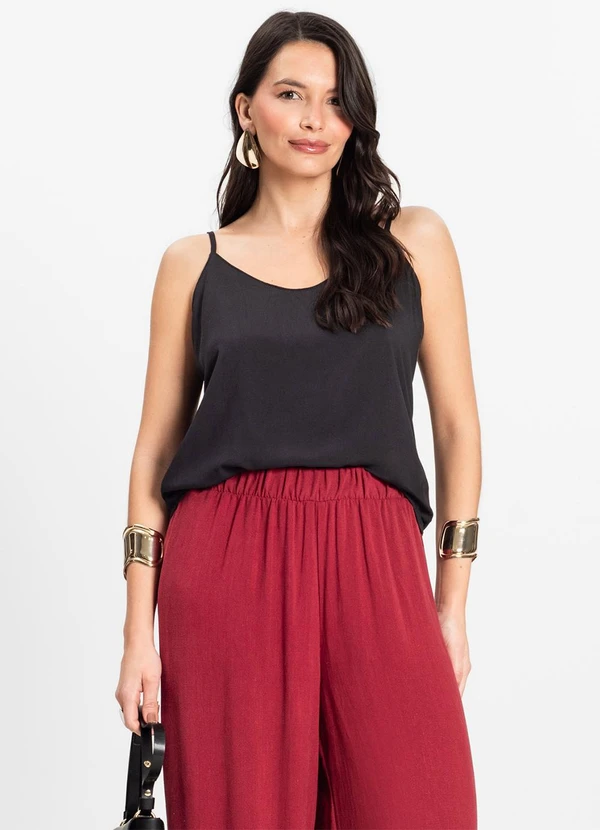 Select - Regata Feminina Preto 3