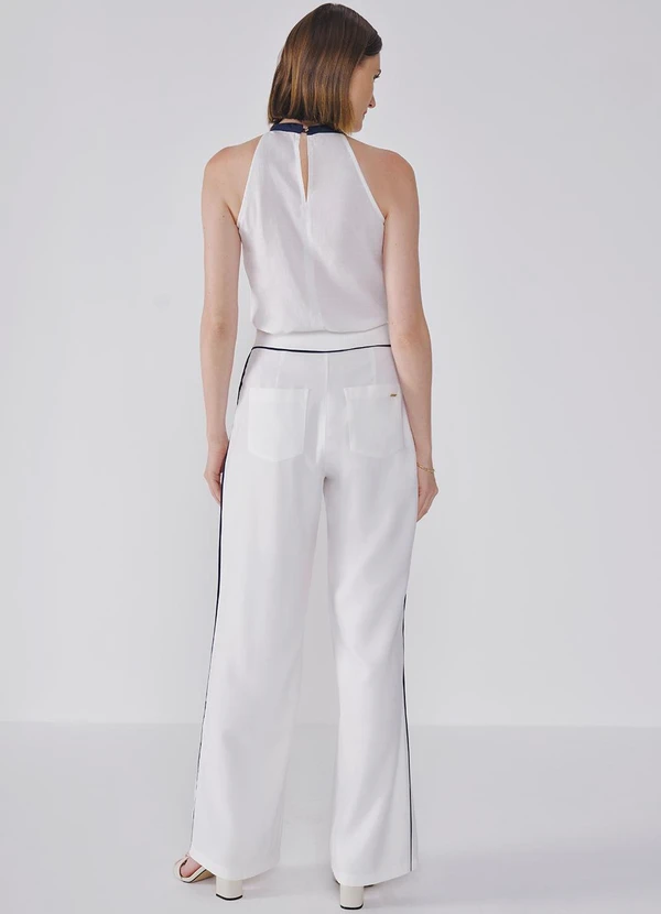 Principessa - Regata Off White com Filete na Gola Tabita 4