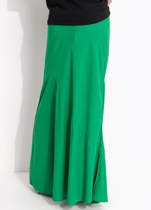Colcci - Saia em Viscose Verde - COLCCI