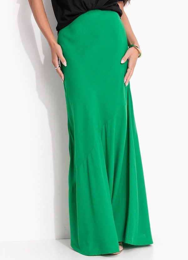 Colcci - Saia em Viscose Verde