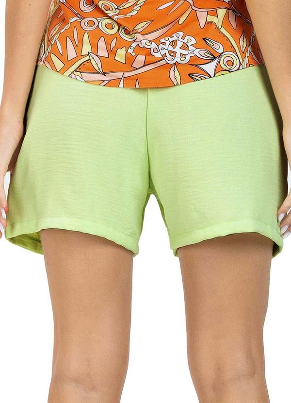 Endless - Shorts Crepe Feminino Verde 2
