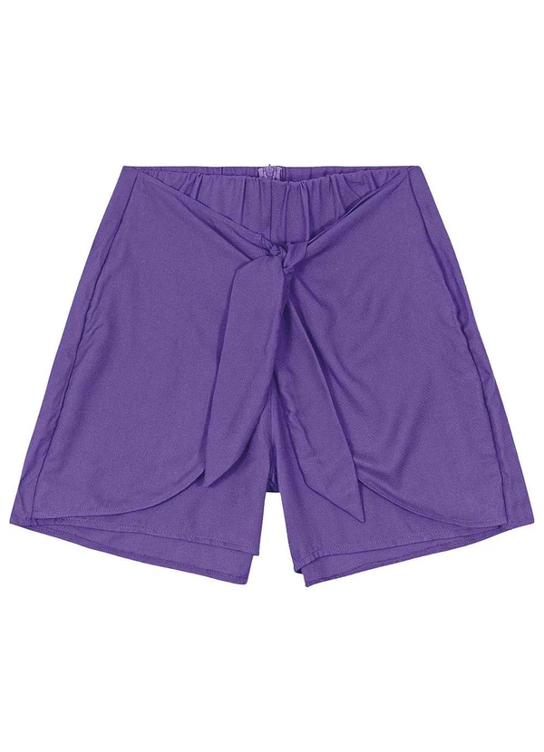 Endless - Shorts Viscose Feminino Roxo 5