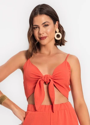 Rovitex - Top Feminino em Air Flow Laranja - ROVITEX