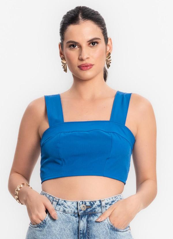 Endless - Top Feminino em Crepe Light Azul