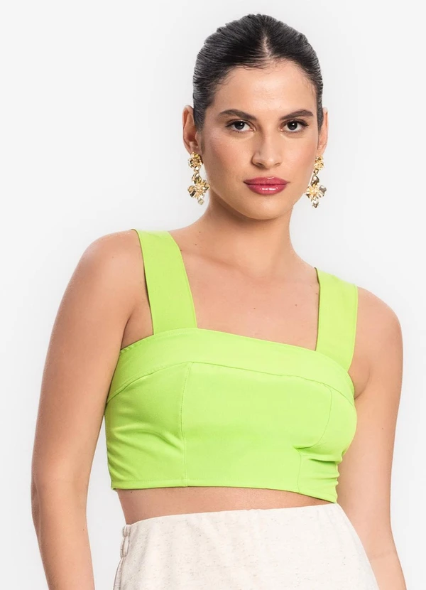 Endless - Top Feminino em Crepe Light Verde