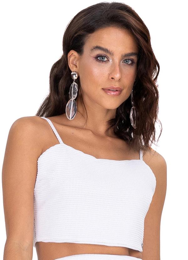 Endless - Top Feminino Malha Screen Branco