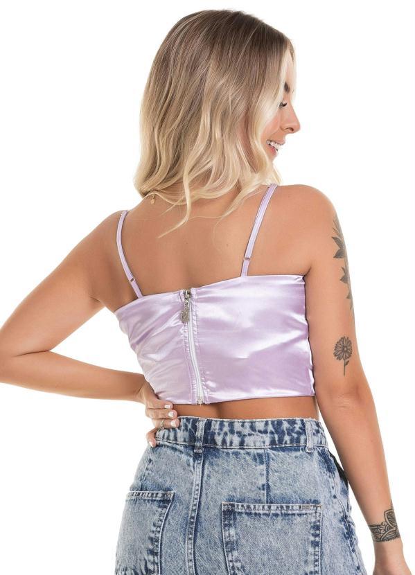 Up Close - Top Feminino Valentina Lavanda 2