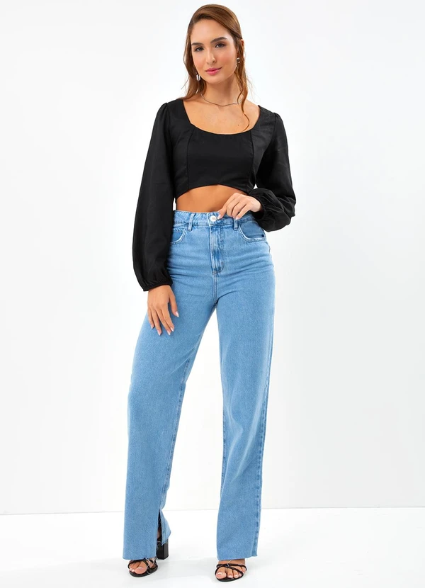 Hering - Top Manga Longa ViscolinhoPreto 3