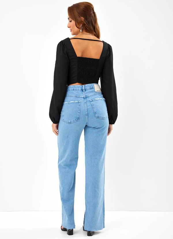 Hering - Top Manga Longa ViscolinhoPreto 4