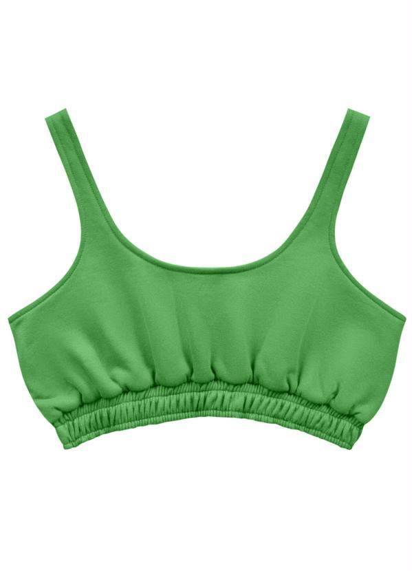 Angel - Top Moletom Verde