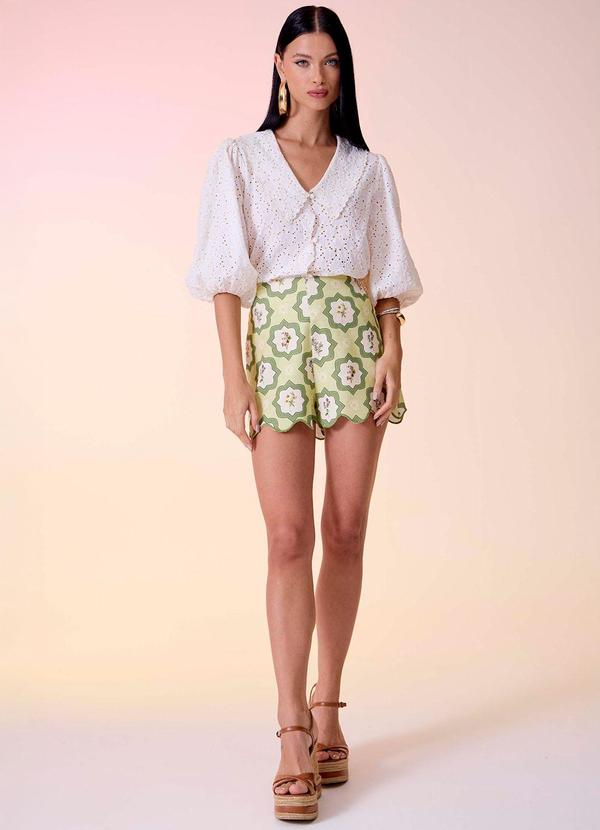 Carlota Costa - Bata Corações Branco 3