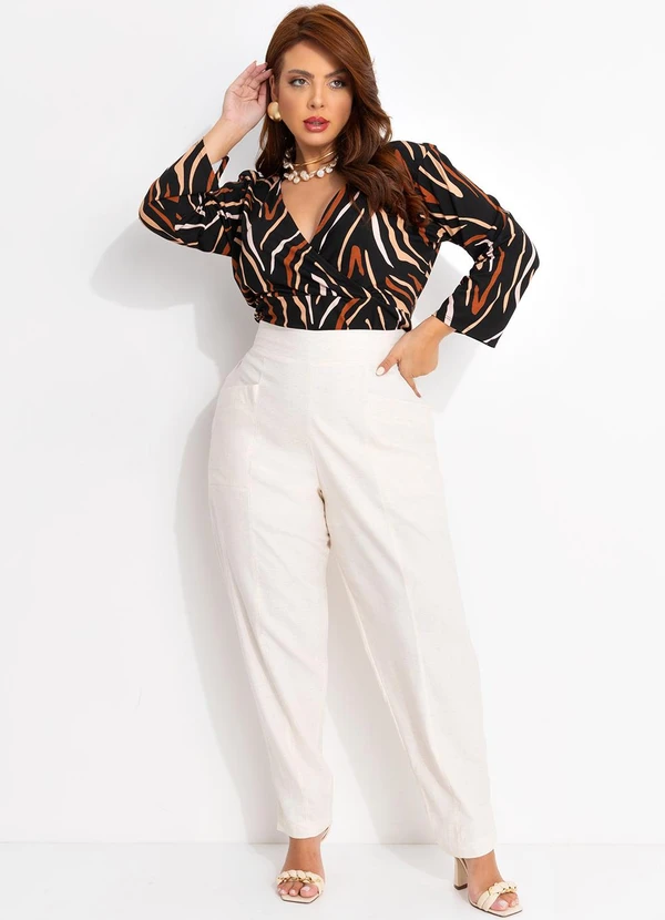 Quintess - Blusa Acqua Terroso em Malha de Viscose 14