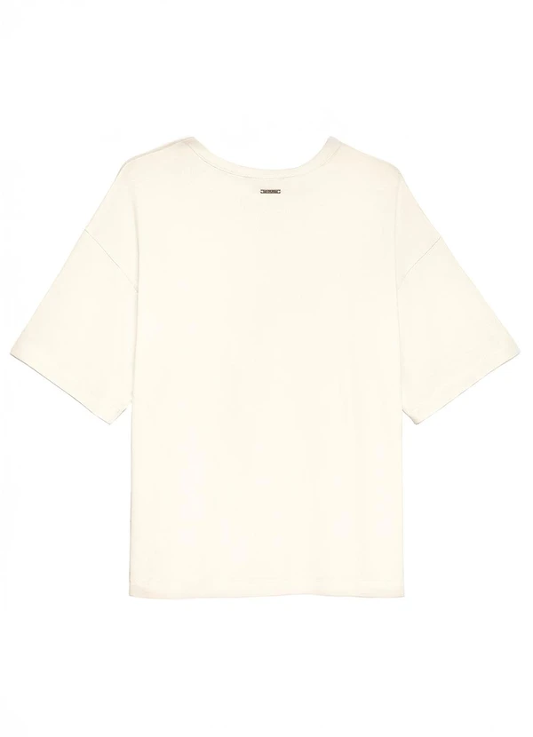 Enfim - Blusa Ampla com Franzido Off White 2