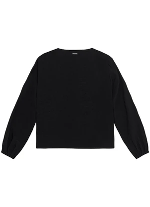 Enfim - Blusa Ampla em Viscose Preto - ENFIM