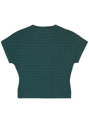 Malwee - Blusa Ampla em Viscose Texturizada Verde Esmerald - MALWEE
