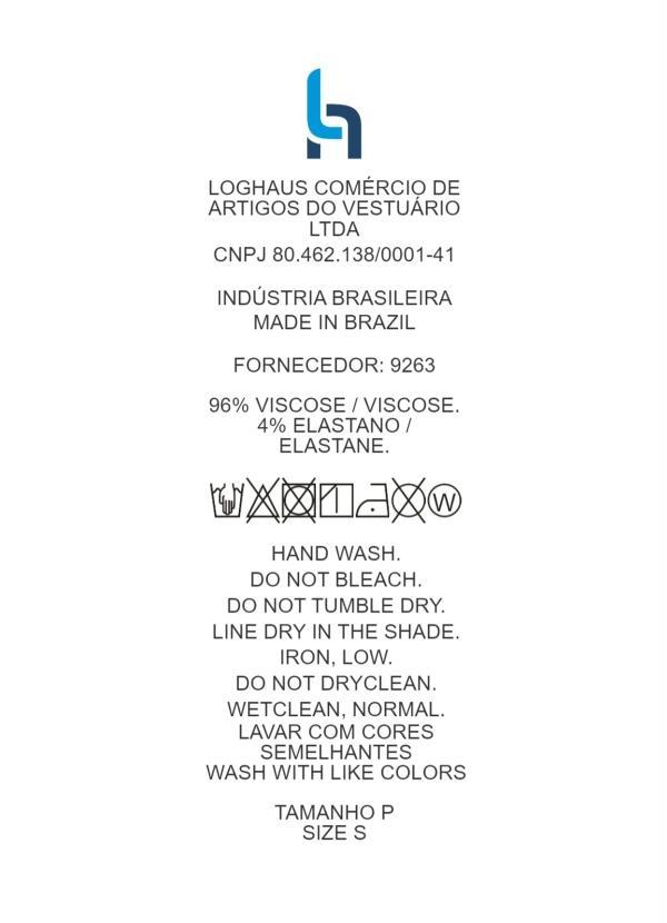 Quintess - Blusa Azul e Off White com Manga Longa 6