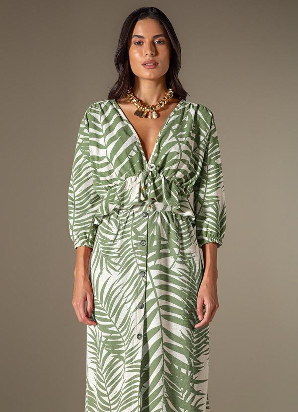 Use Modo - Blusa Babados Leaf Estampado 2