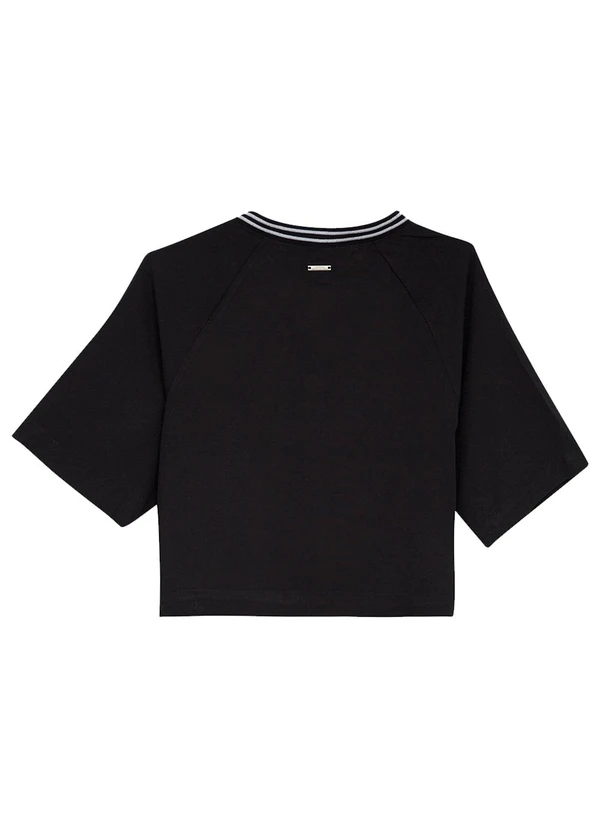 Enfim - Blusa Box em Viscose Preto 2