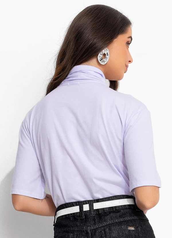 Quintess - Blusa Branco em Malha de Algodão Penteado 2