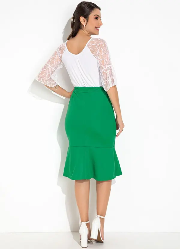 Rosalie - Blusa Branco em Malha 4