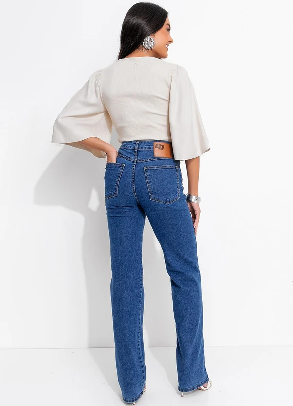 Colcci - Blusa Canelada Detalhe Linho Bege 4