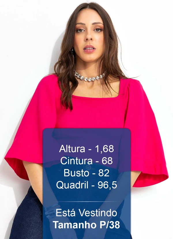 Colcci - Blusa Canelada Detalhe Linho Rosa 6