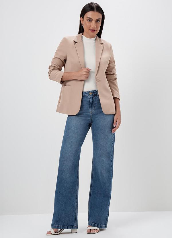 Principessa - Blusa Manga Curta Malha Canelada Gola Alta Simaria 5