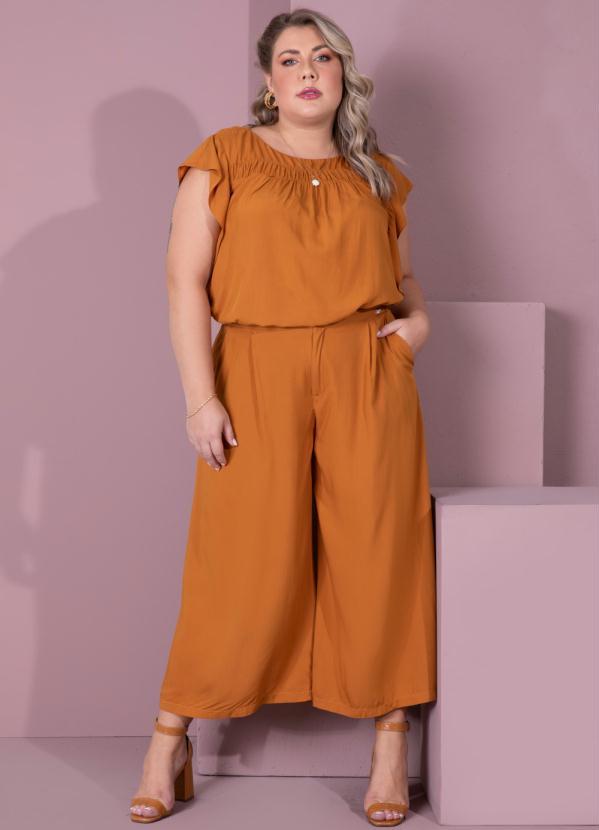 Quintess - Blusa Caramelo com Detalhe Drapeado 8