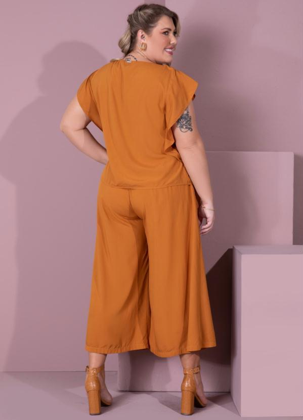 Quintess - Blusa Caramelo com Detalhe Drapeado 9