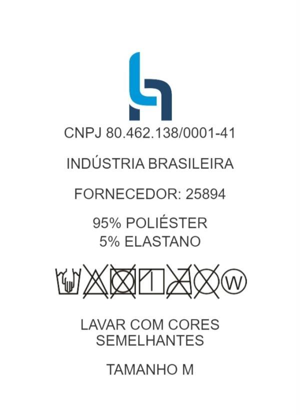 Queima Estoque - Blusa com Estampa Manga 3/4 Preta 6