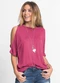bonprix - Blusa com Ombros Vazados Pink - variação: Pink