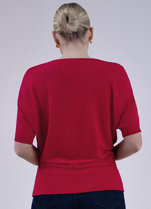 Principessa - Blusa de Tricot Vermelha Wendy 2