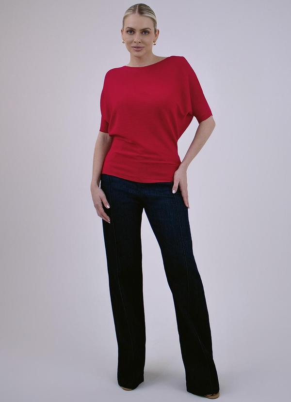 Principessa - Blusa de Tricot Vermelha Wendy 3
