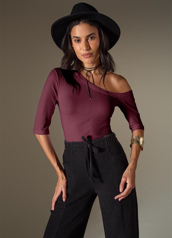 Use Modo - Blusa Decote Assimetrico Roxo 2