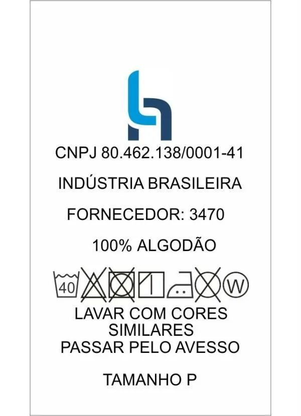 bonprix - Blusa Estampada Mangas 3/4 Azul Marinho 7