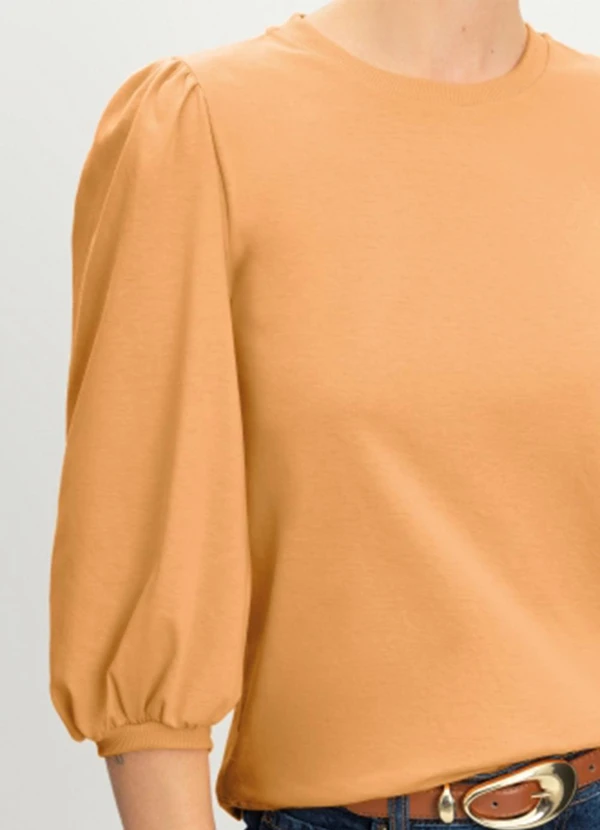 Essendi - Blusa Feminina Bufante Laranja 4