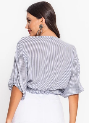 Endless - Blusa Feminina Manga 3/4 Azul - ENDLESS
