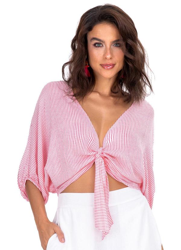 Endless - Blusa Feminina Manga 3/4 Rosa