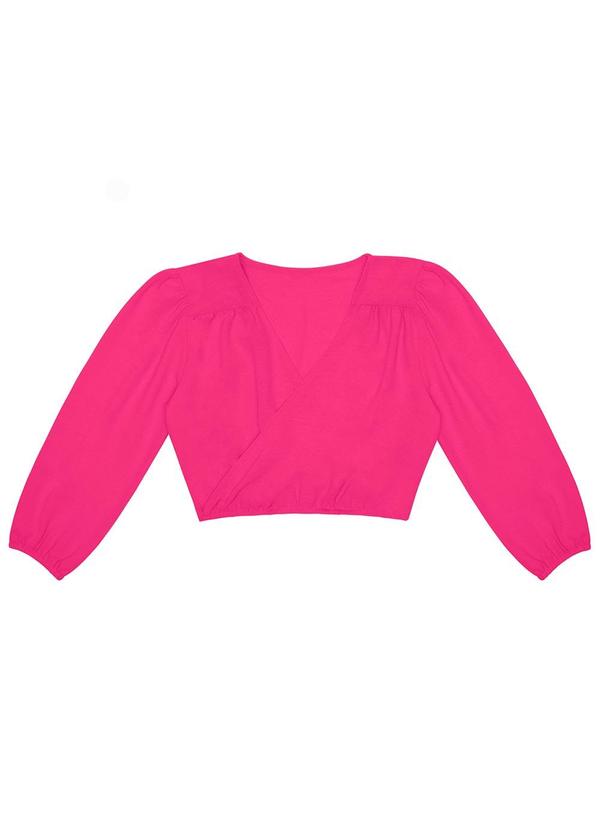 Rovitex - Blusa Feminina Manga 3/4 Rosa 4