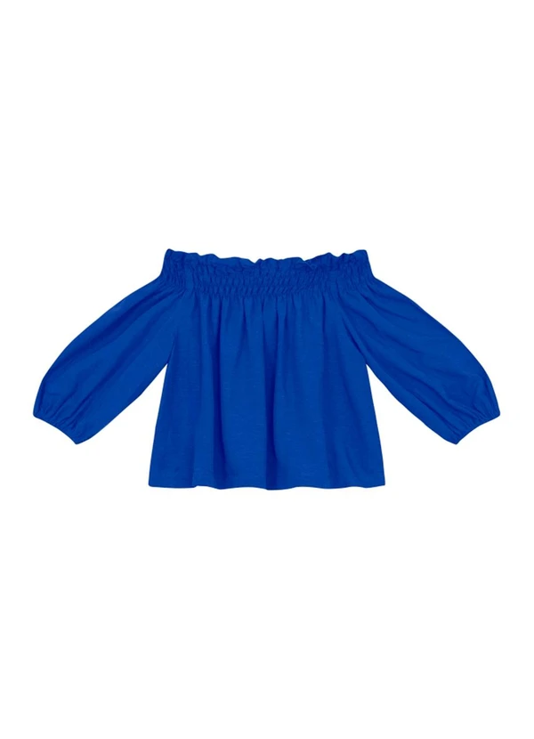 Essendi - Blusa Feminina Texturizada Azul 4