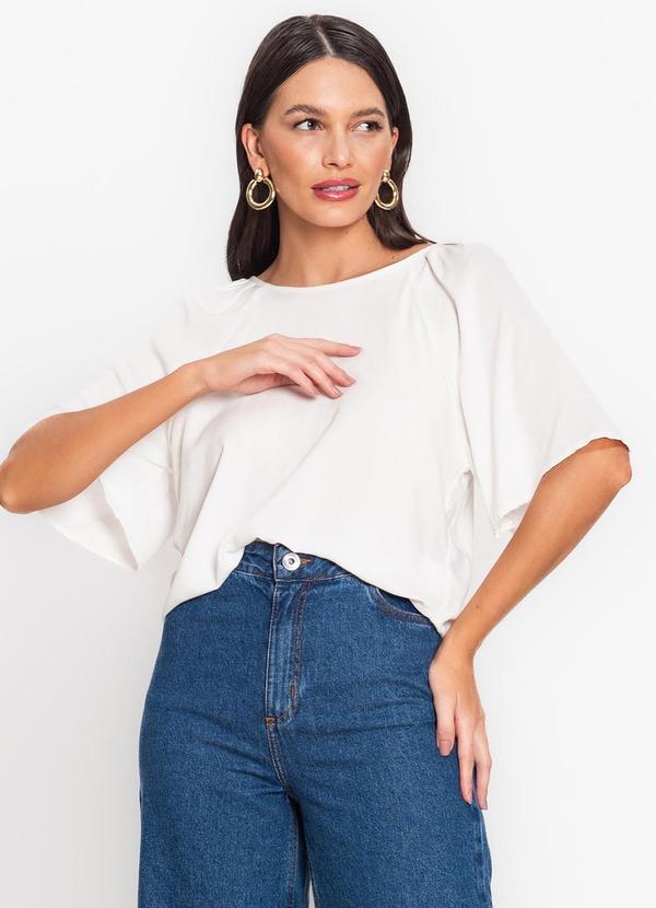 Endless - Blusa Feminina Viscose Creponada Bege