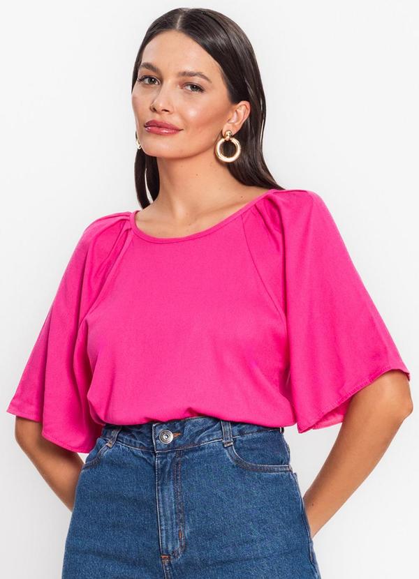 Endless - Blusa Feminina Viscose Creponada Rosa 3