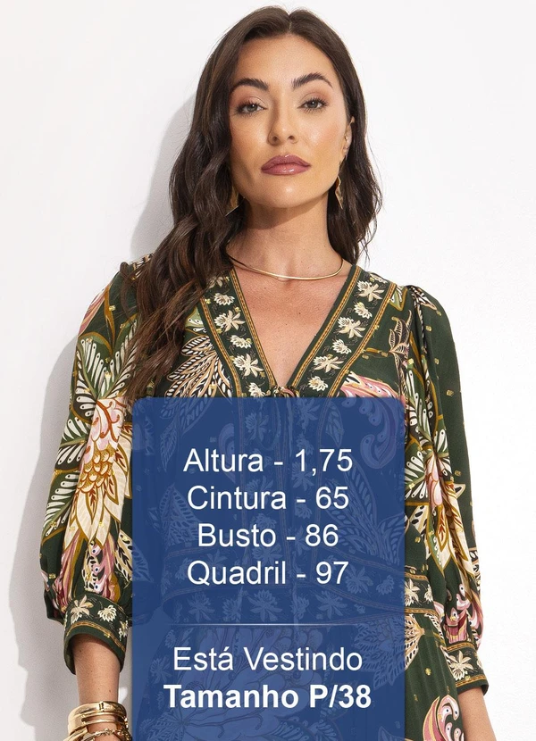 Farm - Blusa Floral Delhi Verde 6