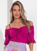 BLUSA (FCSIA) COM DETALHES DE RENDA