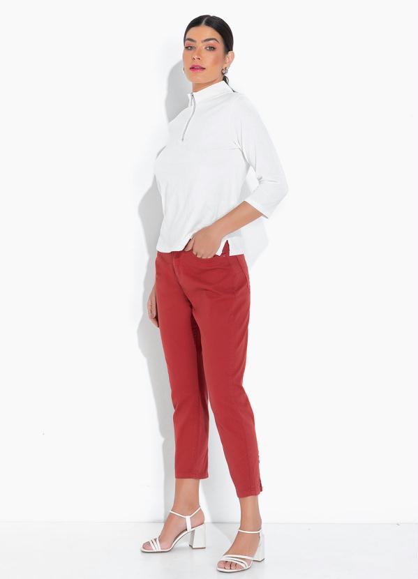 Outlet - Blusa Gola Alta Off White 3