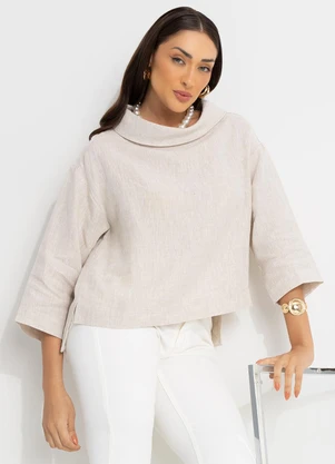 Souq - Blusa Jackie Bege - SOUQ